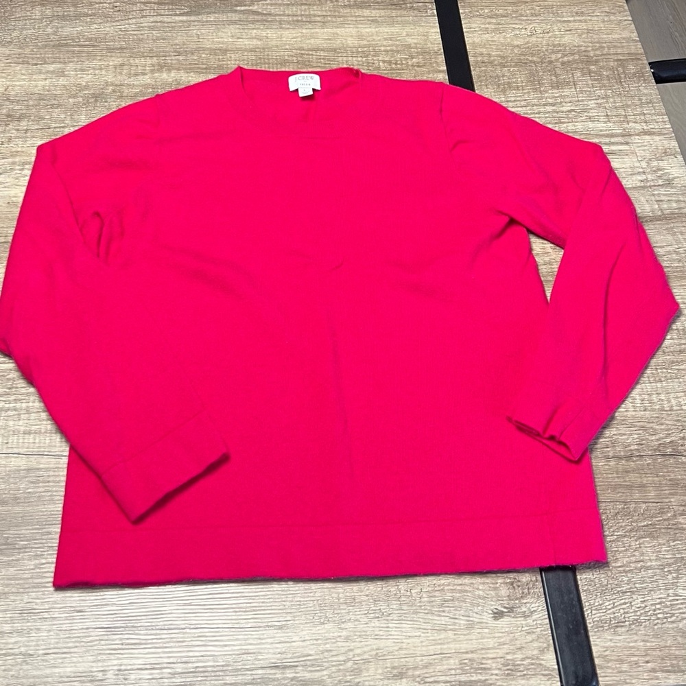 J. Crew Pink Crewneck Sweater